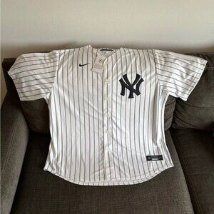 Nike Authentic Pinstripe New York Yankees Giancarlo Stanton #27 Jersey Men’s XXL